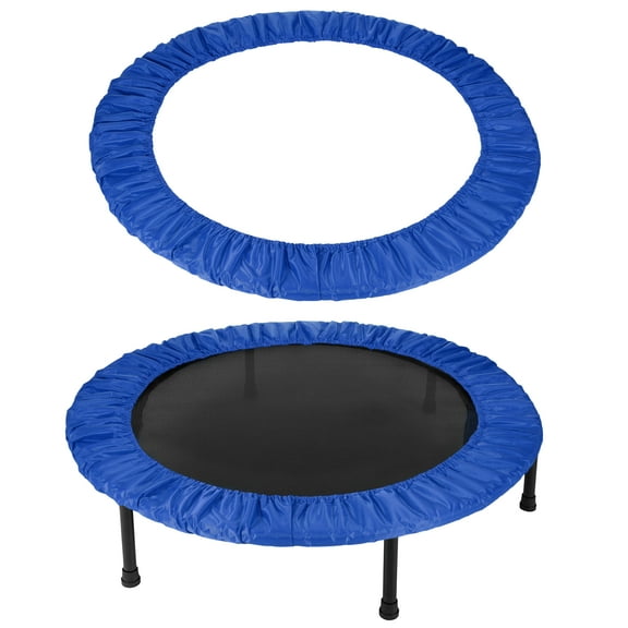 Uxcell Trampolines Spring Cover, Round Small Replacement Cover 8 Holes for Indoor Home Fitness 45 Inch & Blue