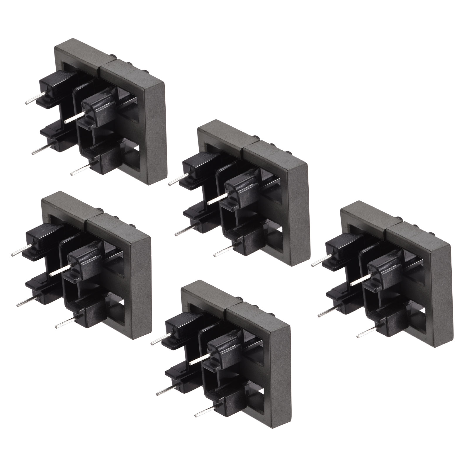 Uxcell Transformer Bobbin EI25 Parallel 2 with 2 Pin with Ferrite Core