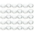 thumbnail image 1 of Uxcell Transparent Glass Cabochons, 100Pcs 18mm Thicker Round Glass Dome Tiles for Photo Pendant Jewelry Making, Clear, 1 of 5