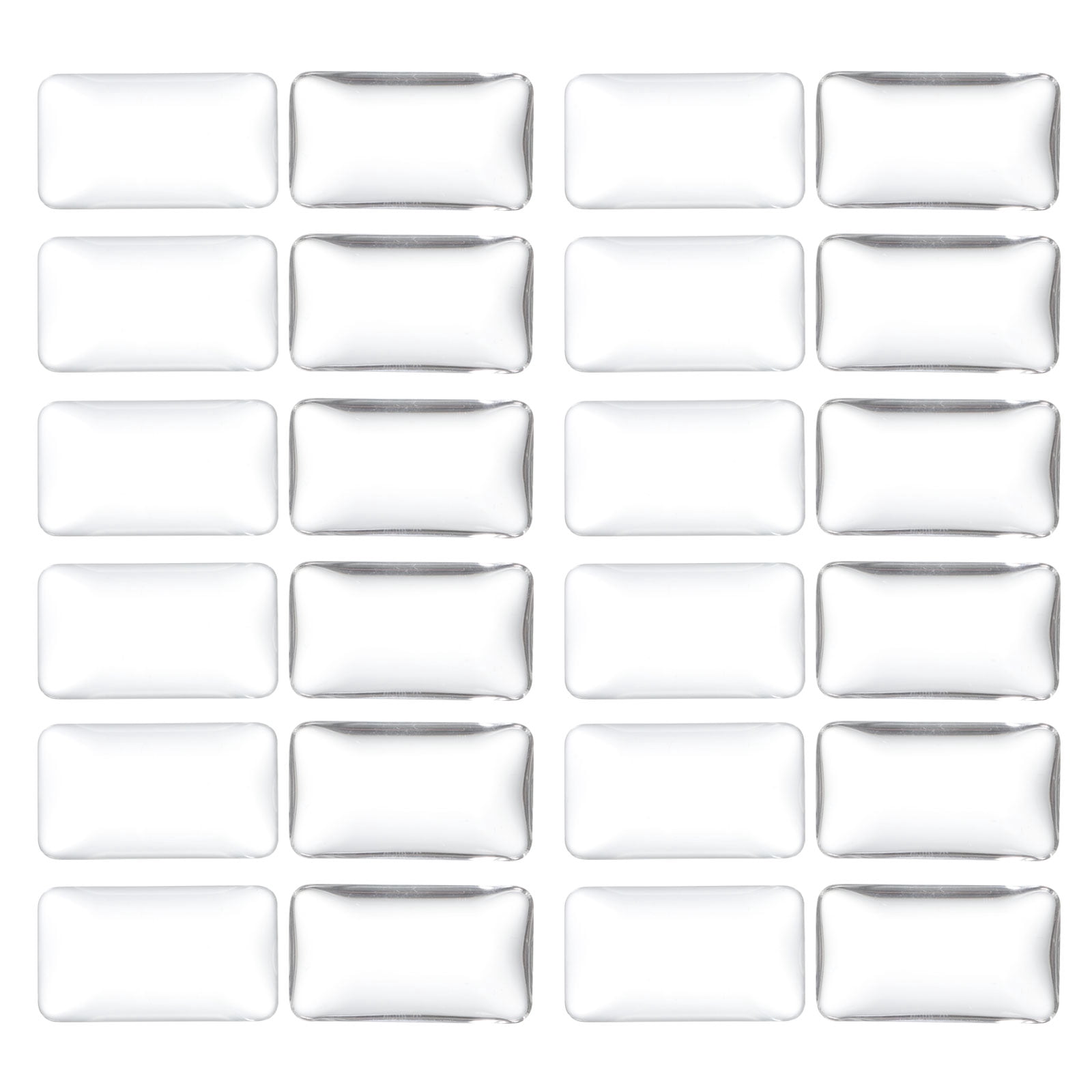 Hilitchi 110-Piece Square Glass Dome Tiles Kit – 5 Sizes (10mm To 30mm) Clear Cabochons For DIY Jewelry & Crafts - View #10