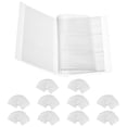 thumbnail image 1 of Uxcell Transparent Jewelry Storage Album, 84 Pockets Jewelry Organizer Storage Book with 100 Zipper Bags, 1 of 4