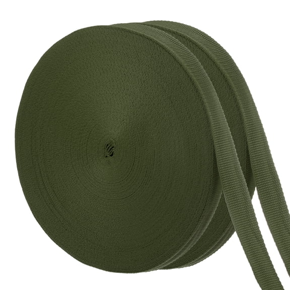 Uxcell Tree Tie Strap-2 RollS 295 Feet x 1 Inch Garden Staking Straps Apply to Outdoor/Garden(Army Green)