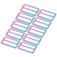 thumbnail image 1 of Uxcell Tri-Glide Slide Buckle Metal Webbing Strap Fastener for Backpack and Clothing Straps Replacement 38mm, 1 of 6