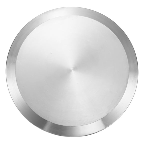 Uxcell Tri Sanitary Clamp End Cap, 304 Stainless Steel Solid Sanitary Fitting Cap Plug Fits for 3.5"(89mm) Tube OD Ferrule Flange 106mm OD Fitting Clamp, Silver