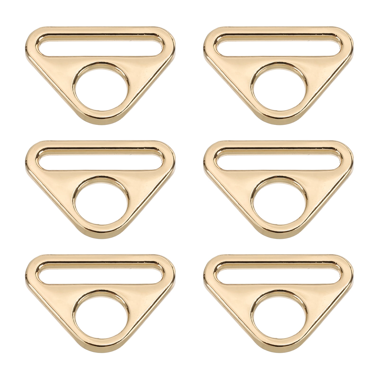 Triangle Ribbon Buckle Uxcell Triangle Buckle Adjuster D Ring, Metal Triangle Buckles with Bar ...