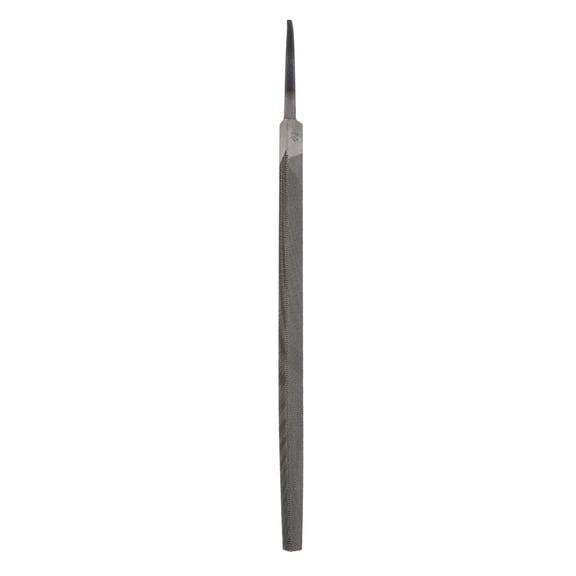 Uxcell Triangle Coarse Teeth Cut File 10" Double Cut Teeth High Carbon Steel Hand Rasp File Without Handle for Metal Wood Deburring Removing