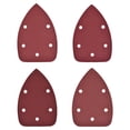thumbnail image 1 of Uxcell Triangle Detail Sander Sandpaper Sanding Paper Sander Pads Sheet Assorted 5.52" x 3.54" Reddish Brown 40pcs, 1 of 4