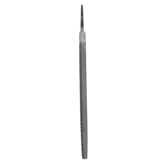 Uxcell Triangle Medium Teeth Cut File 10" Double Cut Teeth High Carbon Steel Hand Rasp File Without Handle for Metal Wood Deburring Removing