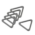 thumbnail image 1 of Uxcell Triangle Ring Buckle 25mm Inner Width Zinc Alloy Electroplated Dark Gray 10 Pack, 1 of 5