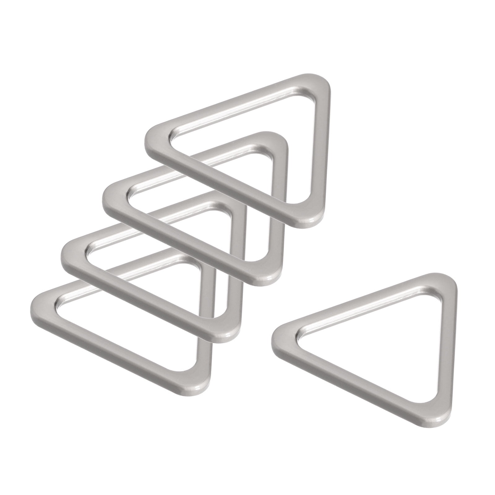 Triangle Ribbon Buckle Uxcell Triangle Ring Buckle 25mm Inner Width Zinc Alloy Electroplated ...