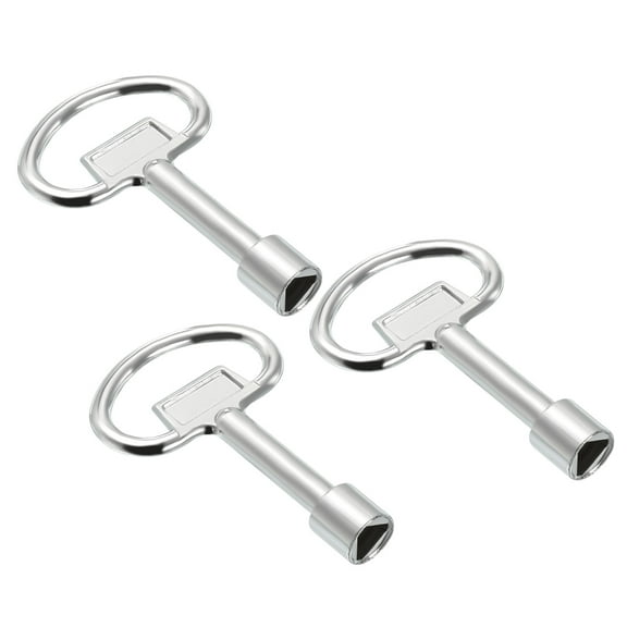 Uxcell Triangle Socket Spanner Key for Electrical Cabinets, Gas Water Meter Key 13x8mm 3