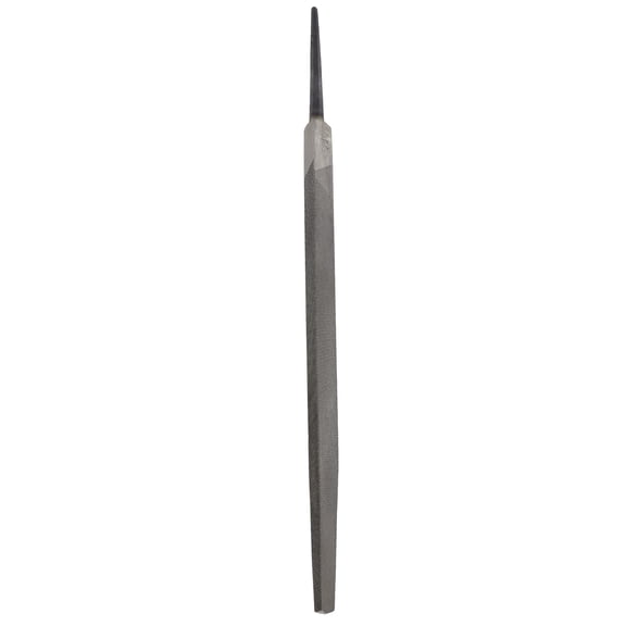 Uxcell Triangle Thin Teeth Cut File 8" Double Cut Teeth High Carbon Steel Hand Rasp File Without Handle for Metal Wood Deburring Removing