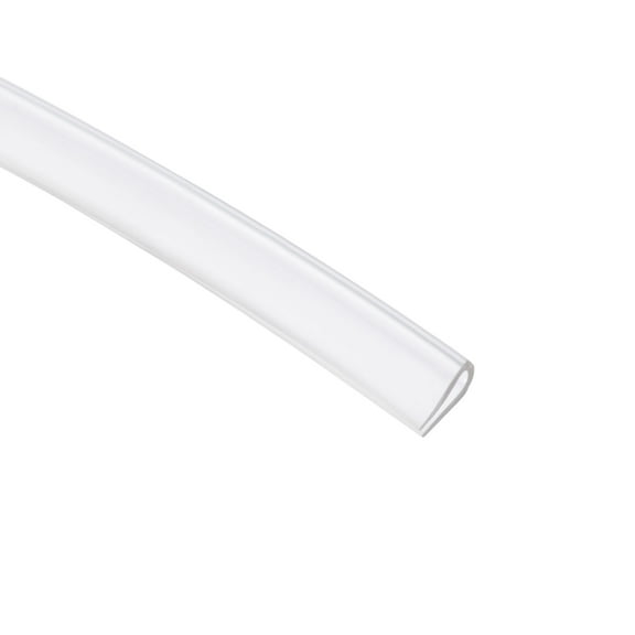 Uxcell Fits 0.5-2mm Edge 1Meter/3.82Ft Length 0.24" Height Trim U-Seal Transparent 16.4Ft x0.24"