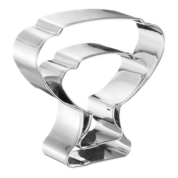 Uxcell Trophy Cookie Cutter Set Assorted Sizes Stainless Steel Polish