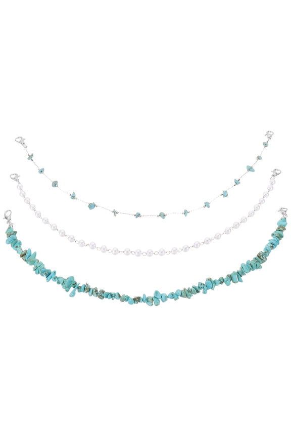 Trucket Hat Chains, 3 Pack Bill Decoration Hat Charm DIY Metal Chains for Mesh Baseball Cap Accessories