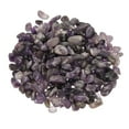 thumbnail image 1 of Uxcell Tumbled Chips Stones, 1lb/500g Fluorite Tumbled Gravel Gemstone Crushed Stones Crystal Natural Rocks Bulk for Jewelry Making Crafts Vase Filler Plant Decor, Dark Purple, 1 of 6