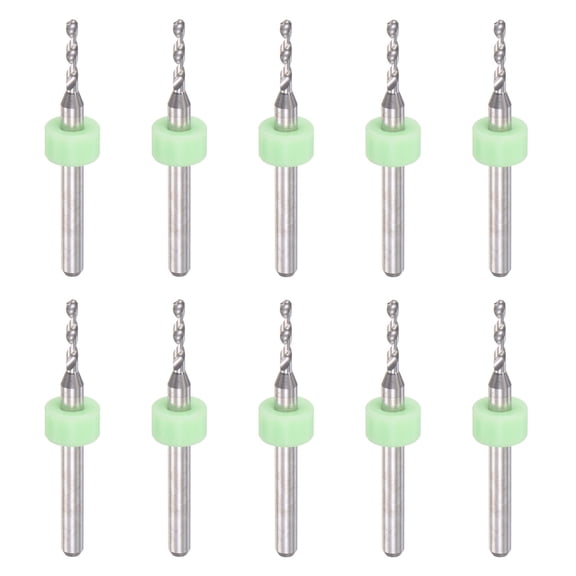 Uxcell Tungsten Carbide CNC Engraving Micro PCB Drill Bits Tool 1.7mm