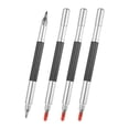 thumbnail image 1 of Uxcell Tungsten Carbide Scriber, 4 Pack Double Head Design Metal Etching Engraving Pen Engraver Scribe Tools for Glass/Ceramics/Metal, Silver Tone, 1 of 8