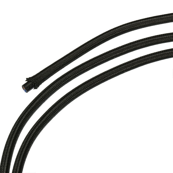 Uxcell Twisted Cloth Covered Wire 2 Core 18AWG 10m/32.8ft,Electrical Cable,Black