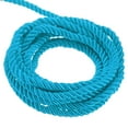 thumbnail image 1 of Uxcell Twisted Cord Trim 22 Yard 0.2 inch 3-Ply Twine Braided Rope Shiny Thread String for Craft Gift Bag Curtain Sky Blue, 1 of 7