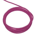 thumbnail image 1 of Uxcell Twisted Cord Trim 5 Yard 0.08 inch 3-Ply Twine Braided Rope Shiny Thread String Rose Red, 1 of 7
