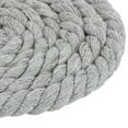 thumbnail image 1 of Uxcell Twisted Cotton Rope, 8mm x 11Yards Natural Cotton 3 Strand Twisted Macrame String Cotton Cord for Wall Hanging Plant Hangers DIY Craft Decorative Projects (Light Gray), 1 of 6
