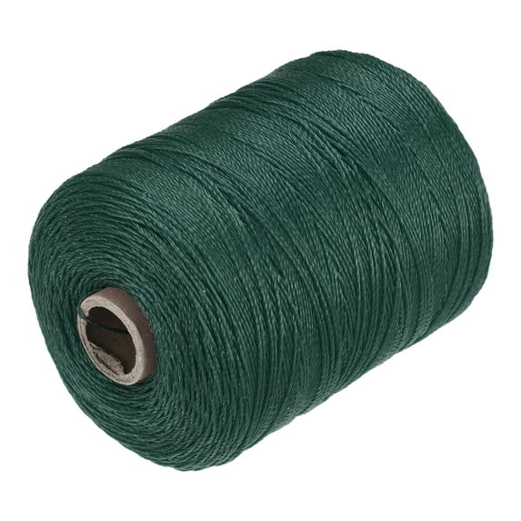Uxcell Twisted Nylon Mason Line Dark Green 600M/656 Yard 1MM Dia for DIY Projects