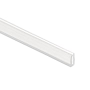 Uxcell U Channel Edging Trim, 13.1 ft Sheet Metal Edge Guard Protector Rubber Edge Trim Air Sealed Seal Strip for Panels Car Doors Steel Plates Hatches Table Corners,2.36Wx0.39Tx1.18H ,Clear