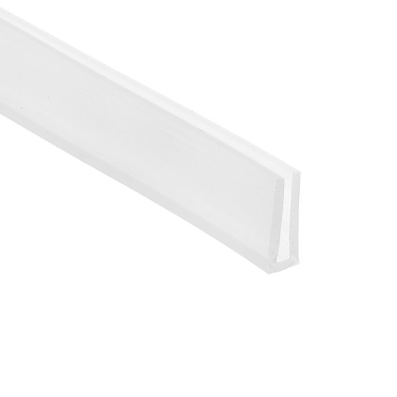 Uxcell U Channel Edging Trim, 13.1 ft Sheet Metal Edge Guard Protector Rubber Edge Trim Air Sealed Seal Strip for Panels Car Doors Steel Plates Hatches Table Corners,7.87"Wx0.79"Tx2.76"H ,Clear