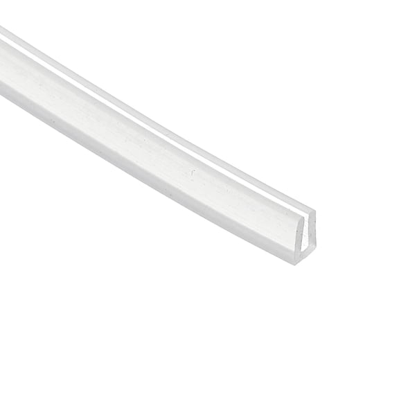 Uxcell U Channel Edging Trim, 26.2 ft Sheet Metal Edge Guard Protector Rubber Edge Trim Air Sealed Seal Strip for Panels Car Doors Steel Plates Hatches Table Corners,1.97"Wx0.39"Tx1.18"H ,Clear