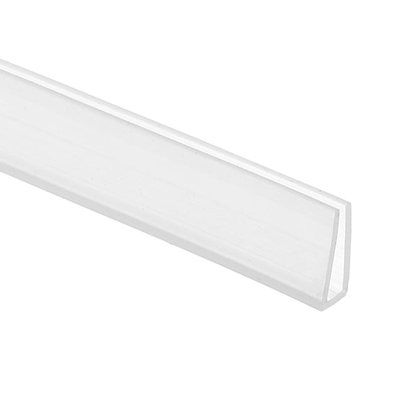 Uxcell U Channel Edging Trim, 26.2 ft Sheet Metal Edge Guard Protector Rubber Edge Trim Air Sealed Seal Strip for Panels Car Doors Steel Plates Hatches Table Corners,4.72"Wx0.39"Tx1.97"H ,Clear
