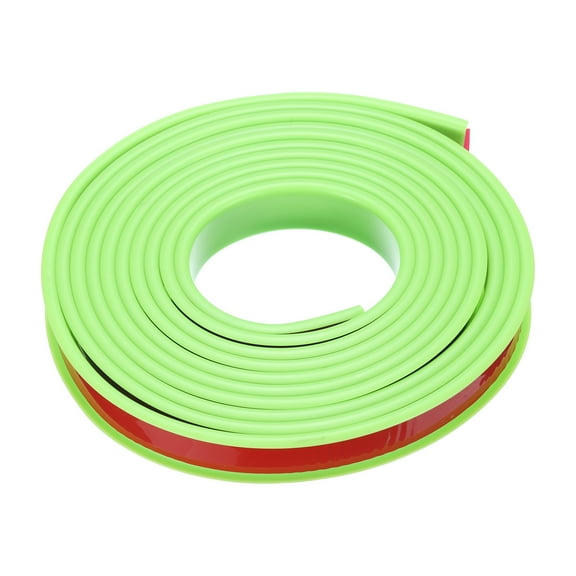 Uxcell U-Shape Edge Banding 9.8Ft x 0.71 inch TPE Self-Adhesive Veneer Edging Trim Flexible Furniture Edge Green
