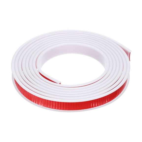 Uxcell U-Shape Edge Banding, 9.8Ft x 20mm TPE Self-Adhesive Veneer Edging, Plywood Trim Flexible Furniture Edge (White)
