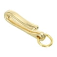 thumbnail image 1 of Uxcell U Shape Hook Keychain, 2" Long Solid Brass Wallet Holder Belt Clip Fish Hook Keychain, 1 of 6