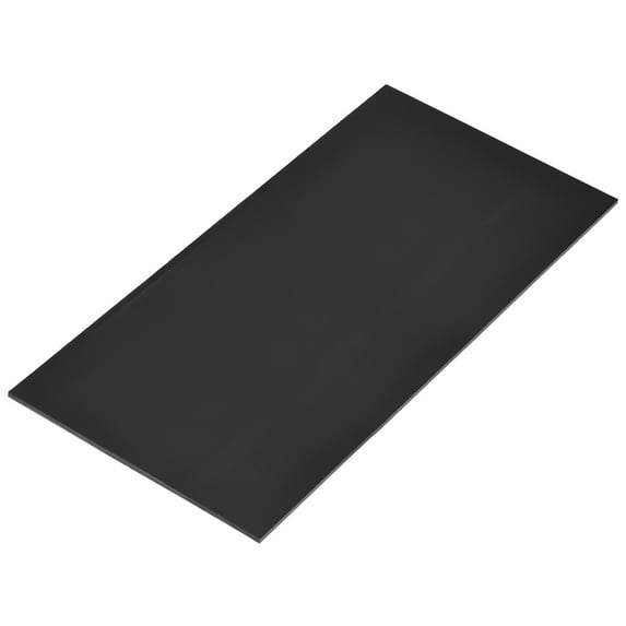 Uxcell UHMW Sheet Ultra High Molecular Weight Polyethylene Sheet Hard Plastic Sheet Board 6.1''x 12 ''x0.08'' Black 2pcs