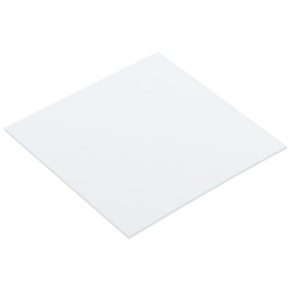 Uxcell UHMW Sheet Ultra High Molecular Weight Polyethylene Sheet Hard Plastic Sheet Board 8''x 8'' x 0.12'' White