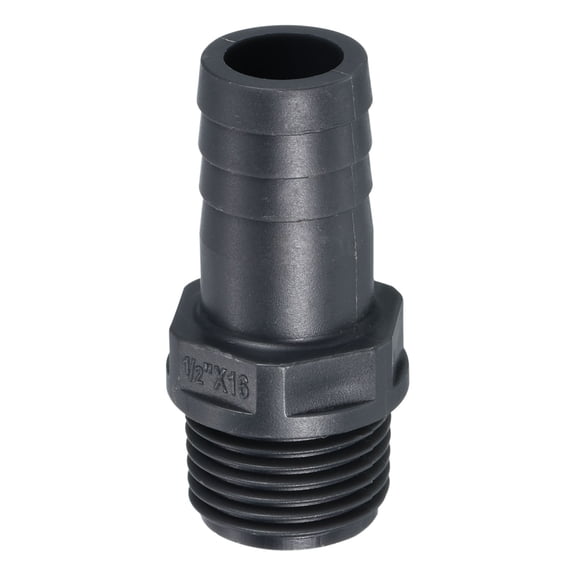 Uxcell Barb Hose Fitting Barbed Male Thread Pipe Connector Adapter 16mm 1