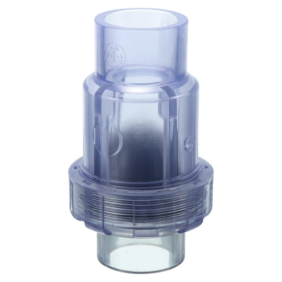 Uxcell Check Valve, Single Union Check Valve Slip Swing No-return Valve for Backflow Prevention 1 1/4"