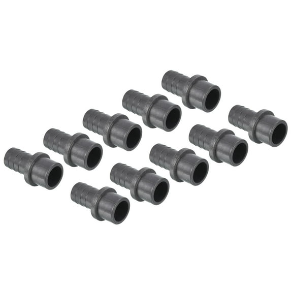 Uxcell Reducer Pipe Fitting 25x20mm, 10 Pack Straight Coupling Connector, Grey