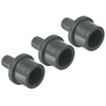 thumbnail image 1 of Uxcell Reducer Pipe Fitting 32x16mm, 3 Pack Straight Coupling Connector, Grey, 1 of 6