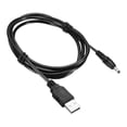 thumbnail image 1 of Uxcell USB Male to DC 3.5 x 1.35 mm Male Power Cord 120cm Charging Cable Black 1 Pack, 1 of 4