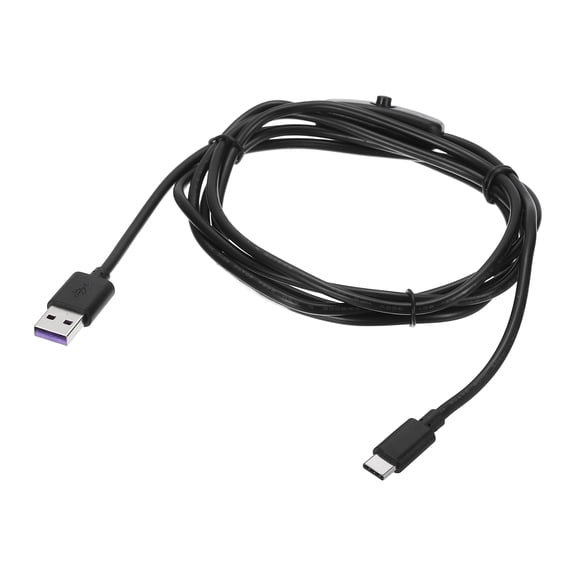 Uxcell USB A Switch Extension Cable, 20AWG Copper Core 5A USB C Male to Female Power Cord with on Off Switch, Charging Cable for LED Strips, LED Desk Lamp, Laptop, Black 78.74