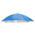 thumbnail image 1 of Uxcell Umbrella Hat 30Inch Hands Free Umbrella Cap for Fishing Camping Raindrop Blue, 1 of 6