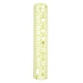 thumbnail image 1 of Uxcell Unbreakable Flexible Rulers 30cm/12" Double Scale Shatterproof Folding Plastic Ruler, Light Green, 1 of 6
