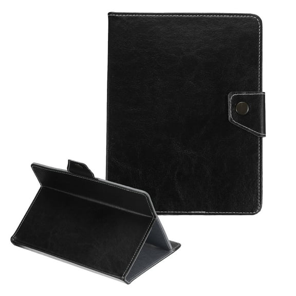 Uxcell Universal 8 Inch Tablet Case, Protective Folio PU Leather Shell Case for 8.0-8.7 Inch Tablet, Black