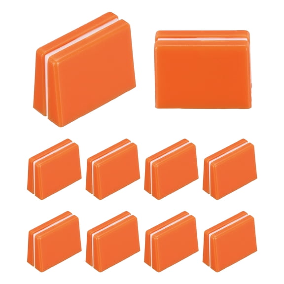 Uxcell Universal Fader Knobs, Orange Mixer Fader Caps Slider Potentiometer Replacement Plastic for DJ Controller Mixer Console, 10 Pack