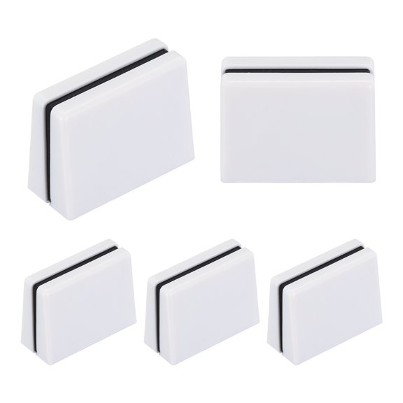 Uxcell Universal Fader Knobs, White Mixer Fader Caps Slider Potentiometer Replacement Plastic for DJ Controller Mixer Console, 5 Pack