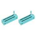 thumbnail image 1 of Uxcell Universal IC Test ZIF Socket 28 Pin 2.54mm Pitch Narrow for Microcontroller, Chip, Breadboard, 2 Pack, 1 of 6