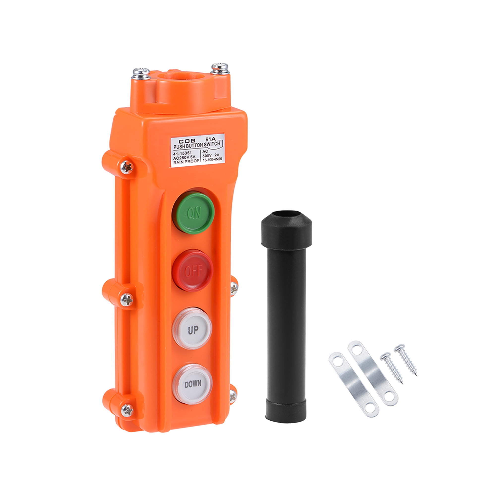 Uxcell Up Down ON OFF Hoist Crane Pendant Control Station Push Button ...