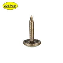Uxcell Upholstery Nails Tacks 0.24-inch Dia  0.32-inch Height Bronze Tone 200 Pack